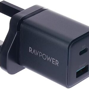 Ravpower Rp-Pc168 PD 20W 2-Port UK Wall Charger