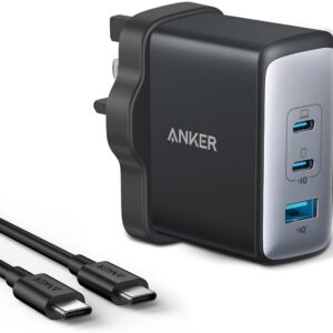 Anker 100W 736 Nano II UK Wall  Charger USB-C And USB-A - Black