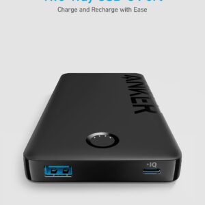 Anker 323 Power Bank Power Core Piq 10K Black