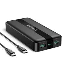 Ravpower Rp-Pb235 Ravpower Rp-Pb1235 PD Pioneer 20W 3-Port 20000Mah Power Bank Black Global Global Black