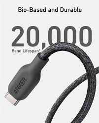 Anker Usb-C To Lightning Cable 6Ft Bio Braided Black