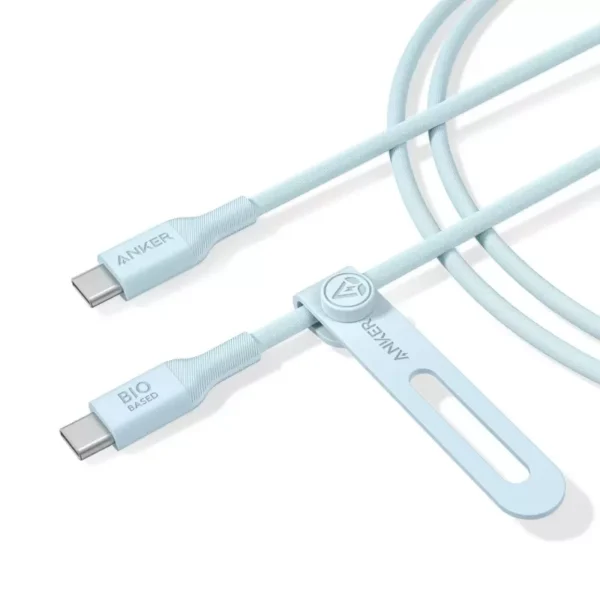 Anker 544 Usb-C To Usb-C Cable 140W Bio Based 0.9M Blue