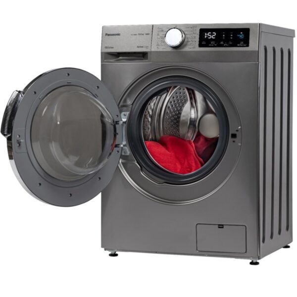 Panasonic Front Load Washer 8kg 1400 RPM, Dark Silver - Image 2